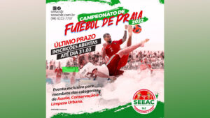 SEEAC realiza primeiro Campeonato de Futebol de Praia 2022 na nova gestão