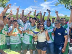 De goleada, Os Nó Cego são os campeões do Campeonato de Futebol do SEEAC